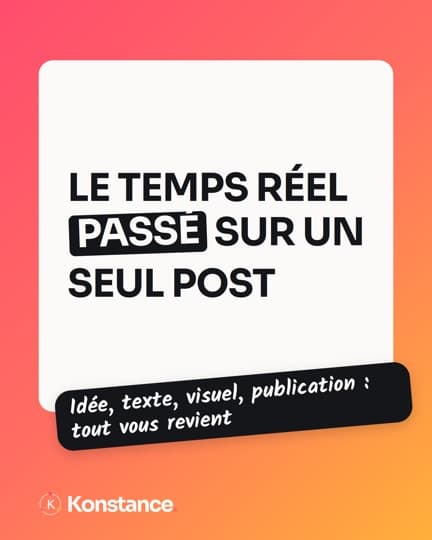 Le temps réel passé sur un seul post
