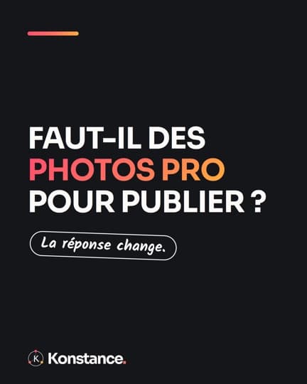 Faut-il des photos pro pour publier ?