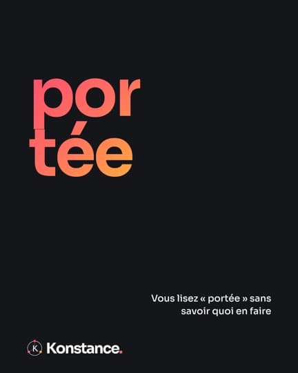Vous lisez « portée » sans savoir quoi en faire