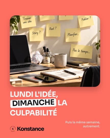 Lundi l'idée, dimanche la culpabilité