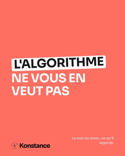 L'algorithme ne vous en veut pas